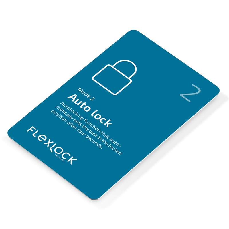 Modekort/Mode 2 - Auto lock